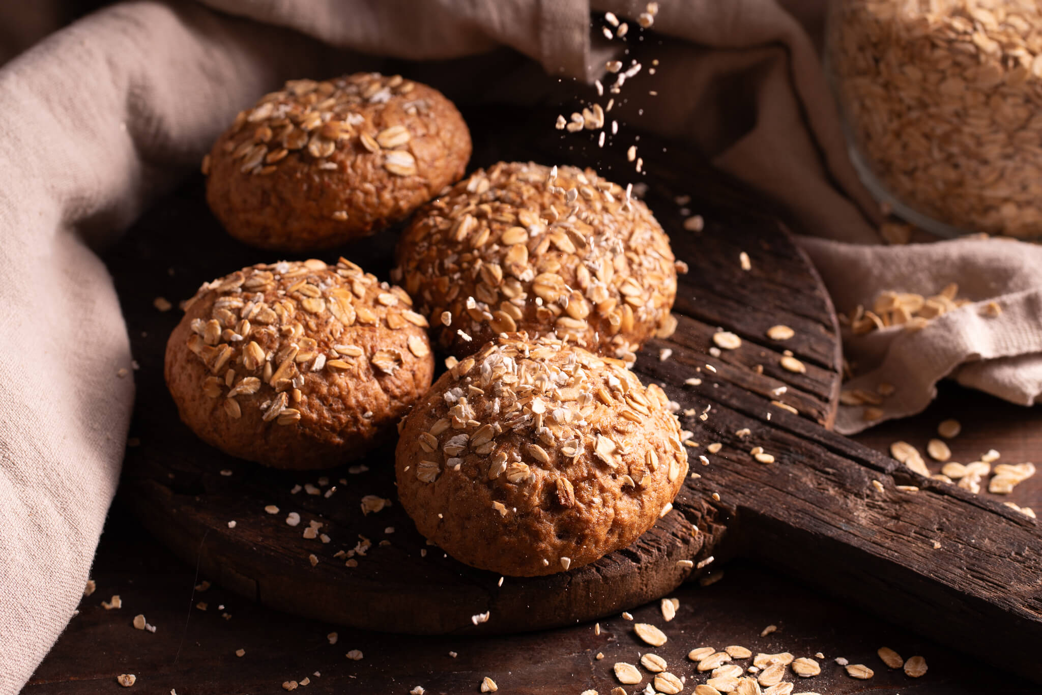 bulki zytnie z platkami 3